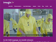Tablet Screenshot of imagis.tv